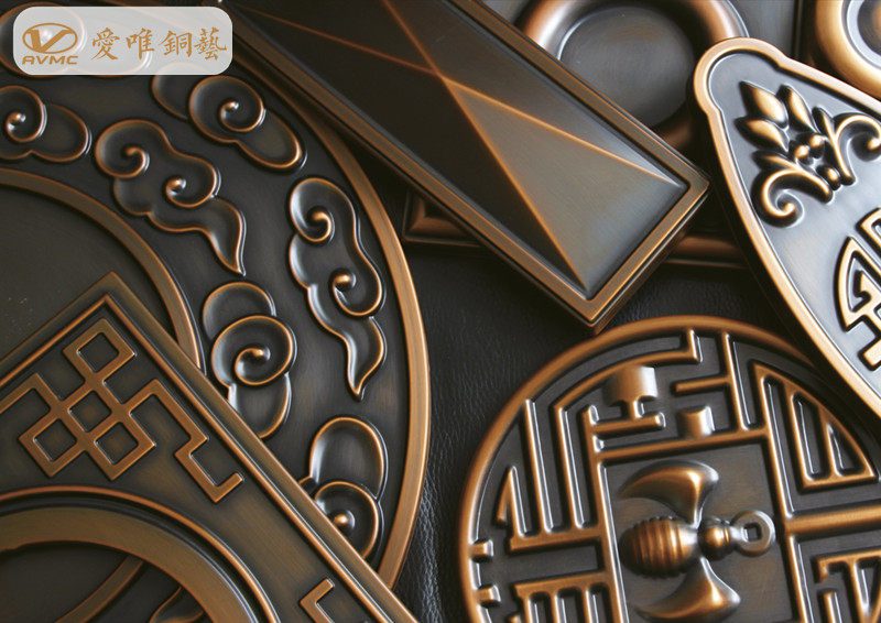 銅門(mén)花件、銅門(mén)圖案寓意